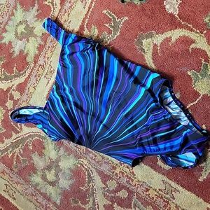 Blue Starburst one piece swimsuit
